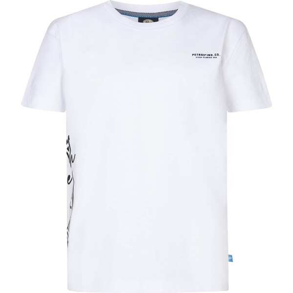 Petrol Industries Tričko modrá / čierna / biela 64110152
