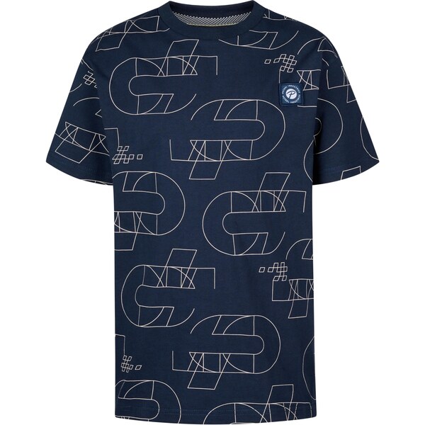 Petrol Industries Tričko Marlinview modrá / biela 64110162