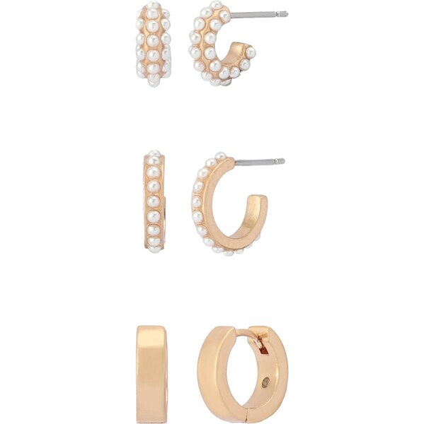 AllSaints Náušnice zlatá / perlovo biela 64063152