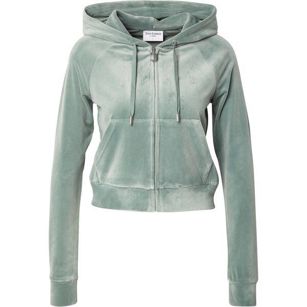 Juicy Couture Tepláková bunda MADISON mätová / strieborná 64063363