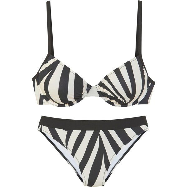 FRENCH CONNECTION Bikiny čierna / biela 64201335