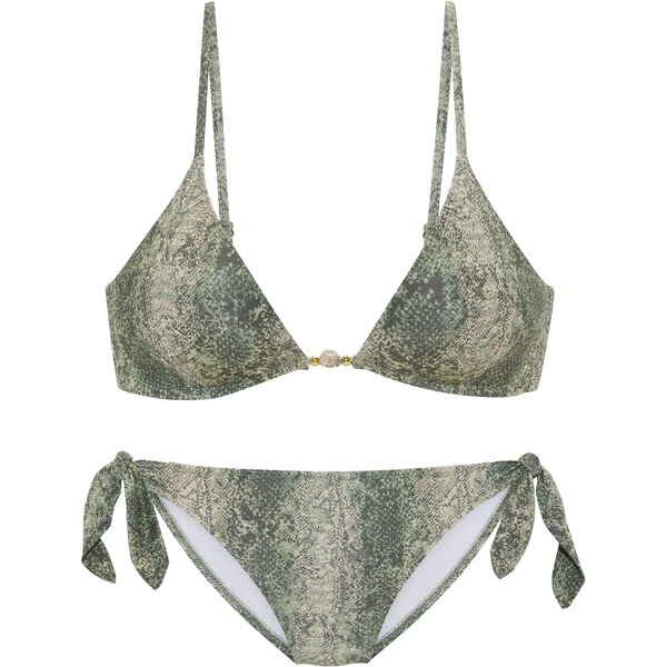 JETTE Bikiny kaki / olivová / svetlozelená 65645520
