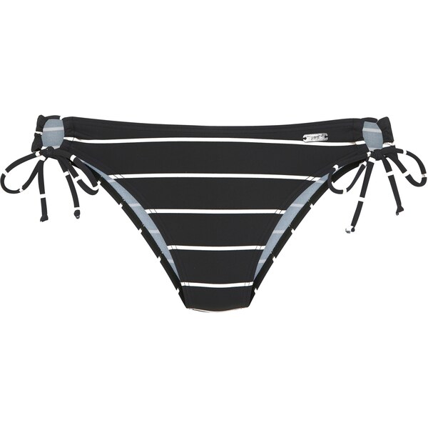 BENCH Bikinové nohavičky čierna / šedobiela 64201341