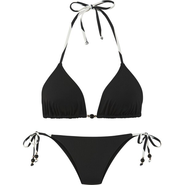 FRENCH CONNECTION Bikiny čierna / šedobiela 64201348