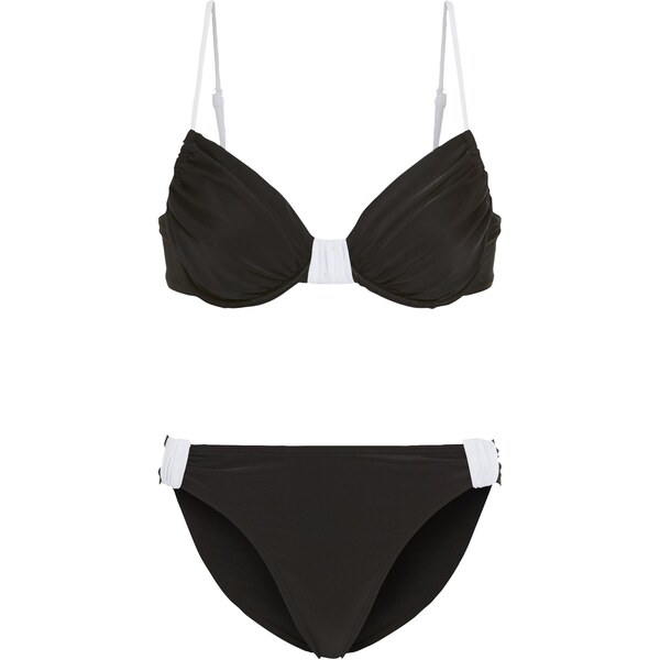 LSCN by LASCANA Bikiny čierna / biela 64427954