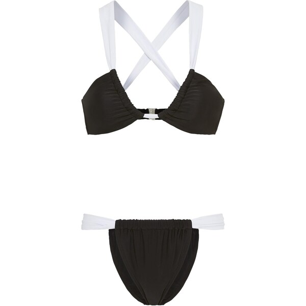 LSCN by LASCANA Bikiny čierna / biela 64427955