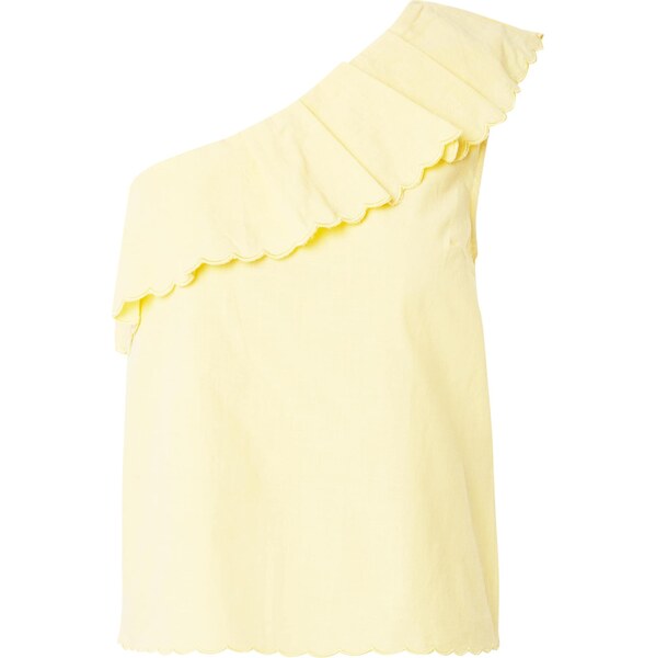 VILA Top VIFERNANDA svetložltá 65880900