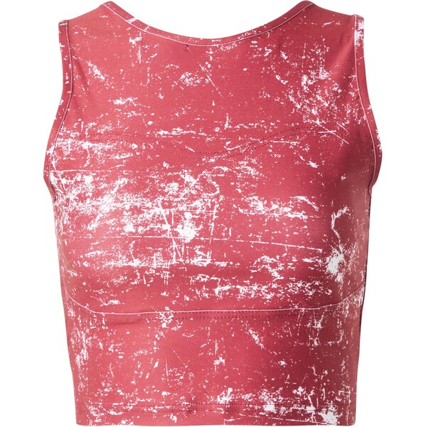 NEBBIA Športový top ROUGH GIRL brusnicová / čierna / biela 65694241