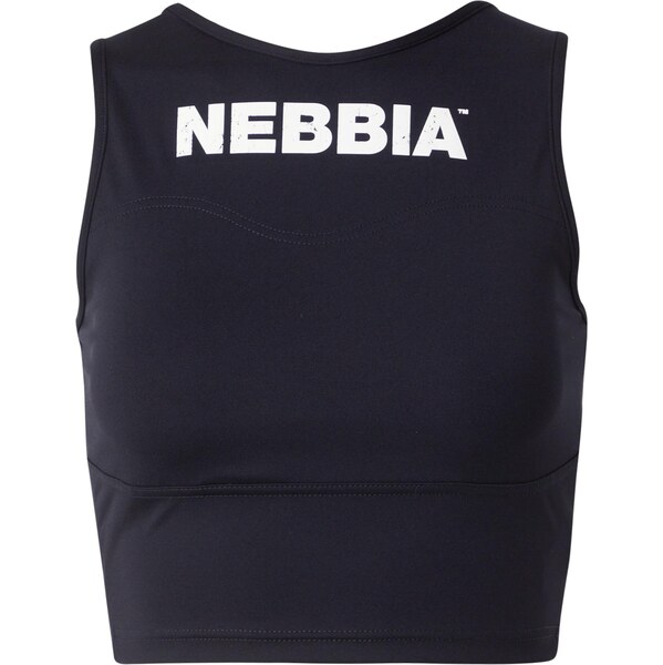 NEBBIA Športový top GYM THERAPY 618 čierna / biela 65880897
