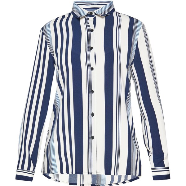 FELIPA Blúzka Fashion Look námornícka modrá / svetlomodrá / biela 64575659