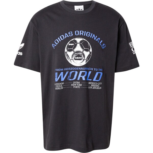 ADIDAS ORIGINALS Tričko 90s Football modrá / čierna / biela 64072091