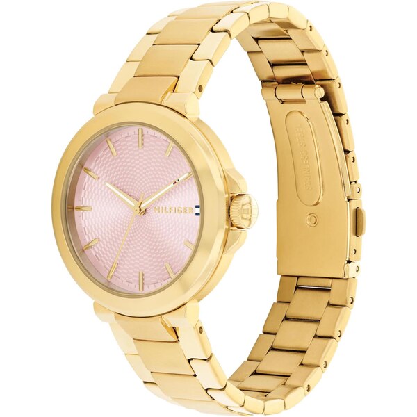 TOMMY HILFIGER Analógové hodinky LORI zlatá / ružová / červená / biela 64072204