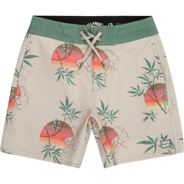 BILLABONG Športové plavky SUNDAYS piesková / hnedá / zelená / melónová 64072224