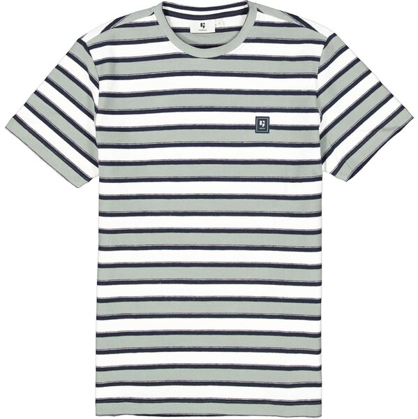 GARCIA Tričko námornícka modrá / mätová / biela 64072258