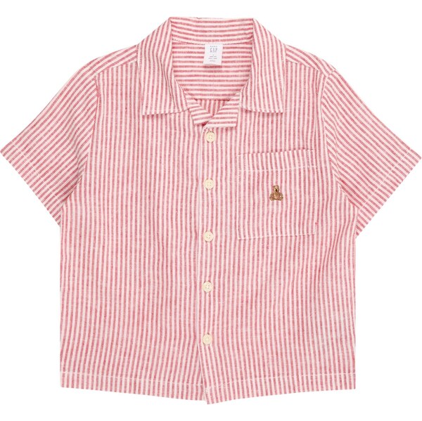 GAP Košeľa červená / biela 64563966