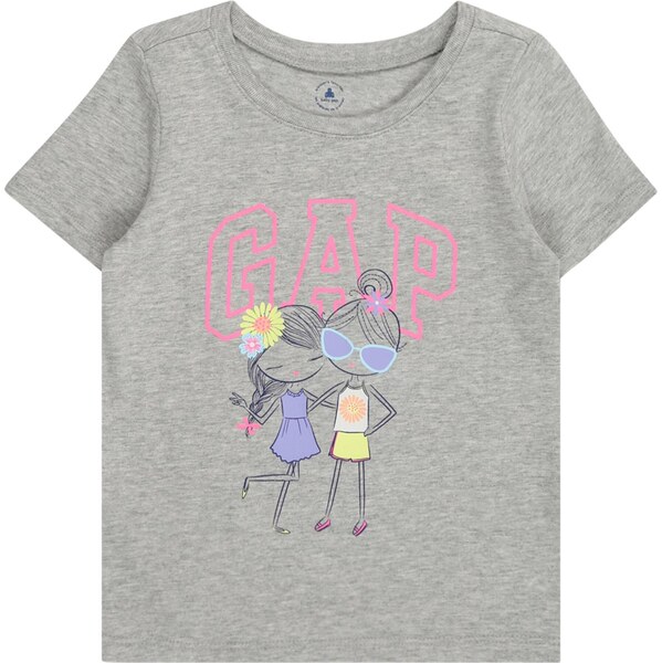 GAP Tričko žltá / sivá melírovaná / fialová / ružová 64072272