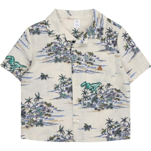 GAP Košeľa béžová / námornícka modrá / tyrkysová / čierna 64563968