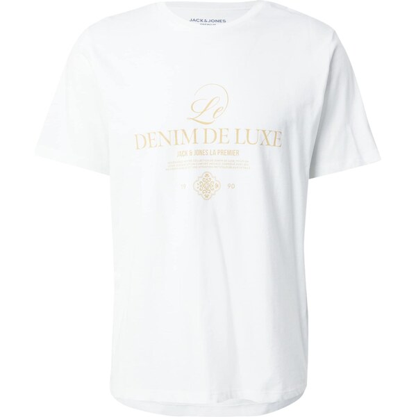 Jack & Jones Premium Tričko JPRBLUJAYCE farba ťavej srsti / biela 64072388
