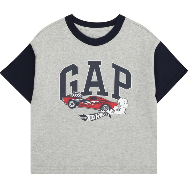 GAP Tričko námornícka modrá / sivá melírovaná / červená / biela 64072297