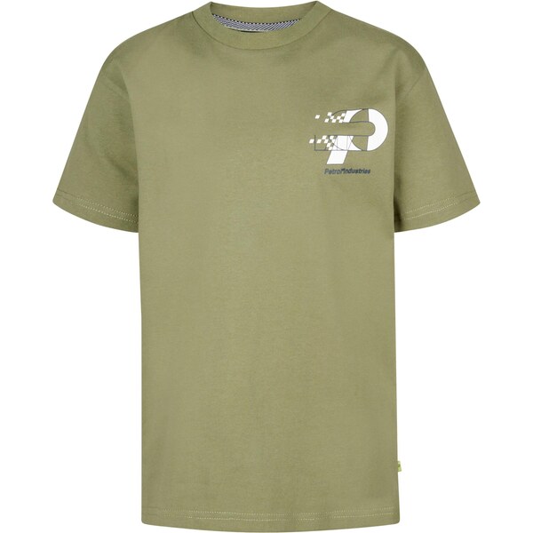 Petrol Industries Tričko zelená / čierna / biela 64110153