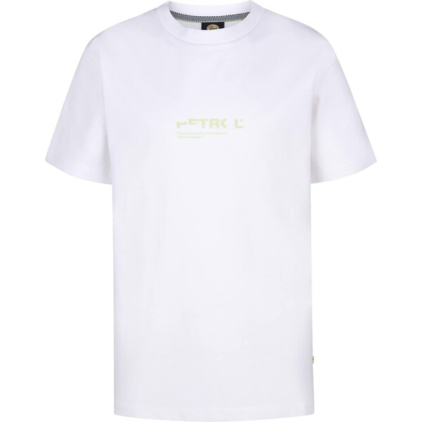 Petrol Industries Tričko Bayleaf zelená / biela 64110157