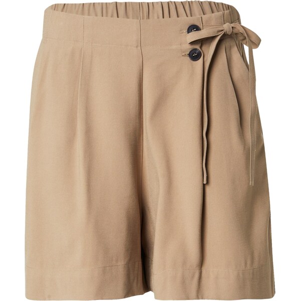 YAS Plisované nohavice YASARI tmavošedá 65881299