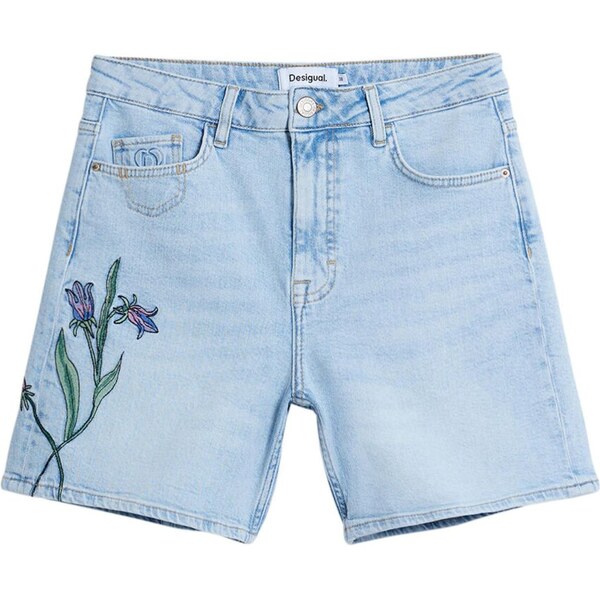 Desigual Džínsy kráľovská modrá / svetlomodrá / smaragdová / ružová 64072048