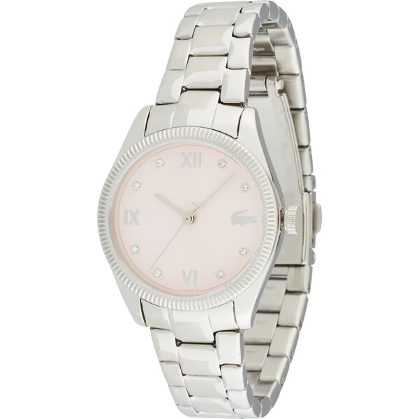 LACOSTE Analógové hodinky PARISIENNE ružová / strieborná 64072072