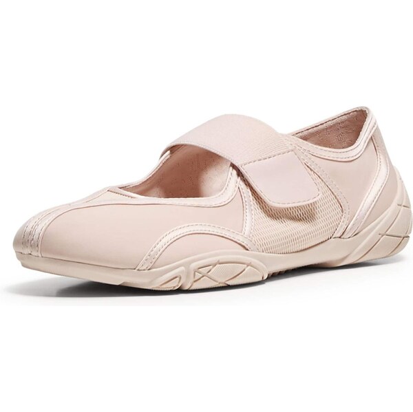 Bershka Baleríny s ramienkom ružová 65881295