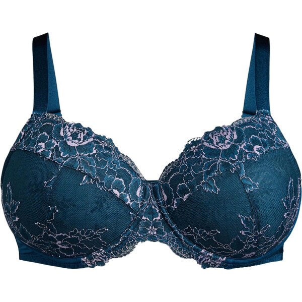 Devoted by Zizzi Podprsenka LASTA petrolejová / svetlofialová 65654688