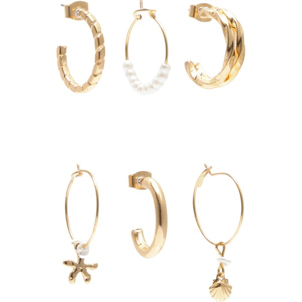 Pull&Bear Náušnice zlatá 65881284