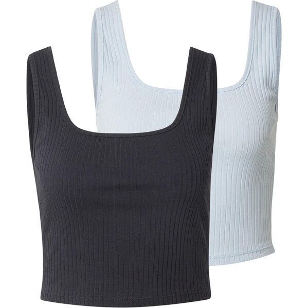 ABOUT YOU Top Hellen svetlomodrá / čierna 66008243