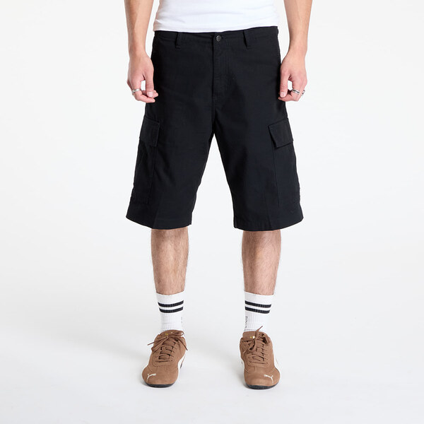 Šortky Carhartt WIP Regular Cargo Short Black Rinsed 33 64082223