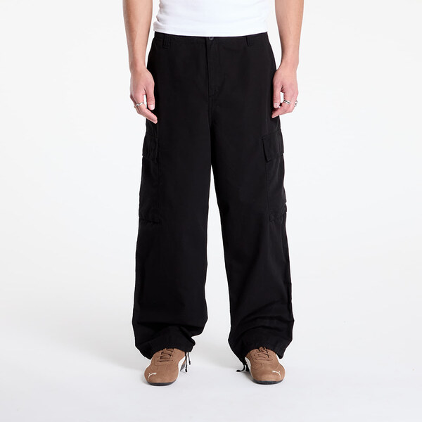 Kalhoty Carhartt WIP Kade Cargo Pant Black Garment Dyed 29 64082221