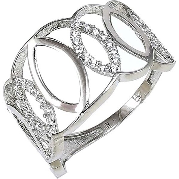 Strieborný prsteň Glare 922 64079352