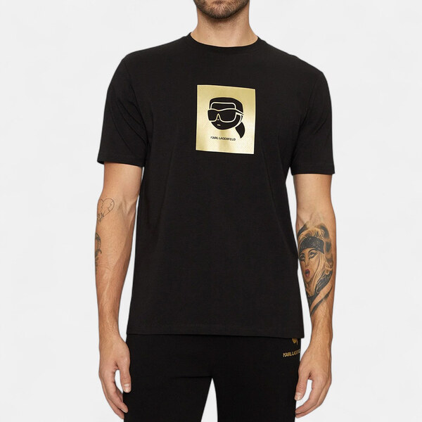 Pánské černé triko Karl Lagerfeld 56254 64082213
