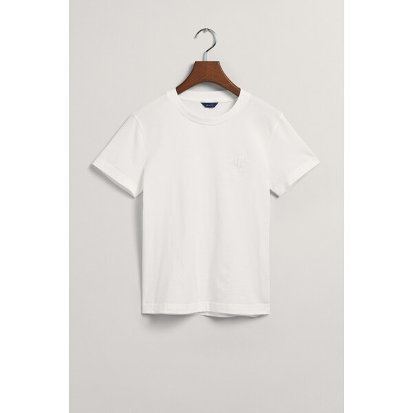 TRIČKO GANT REG TONAL SHIELD SS T-SHIRT WHITE 61838240
