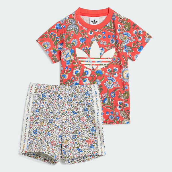Detská súprava s krátkym tričkom adidas Originals x Liberty London 64087595
