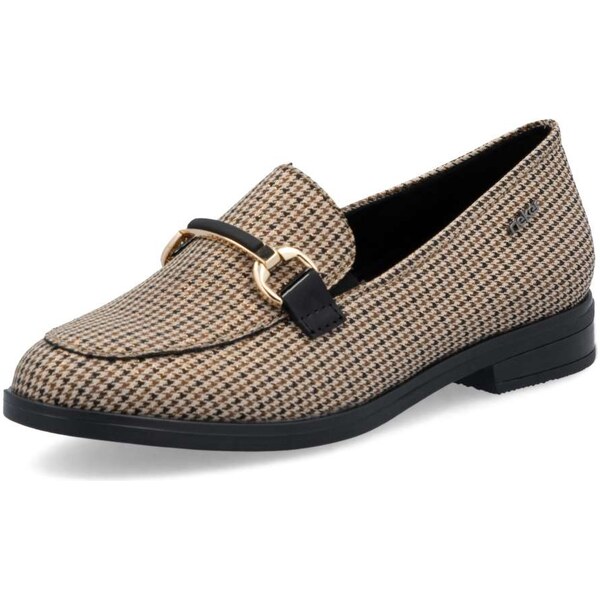 Dámske mokasíny RIEKER 46264-60 béžová W5 64089257