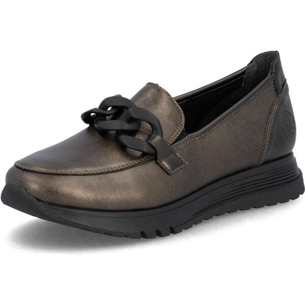 Dámske mokasíny RIEKER 49051-25 hnedá W5 64089258