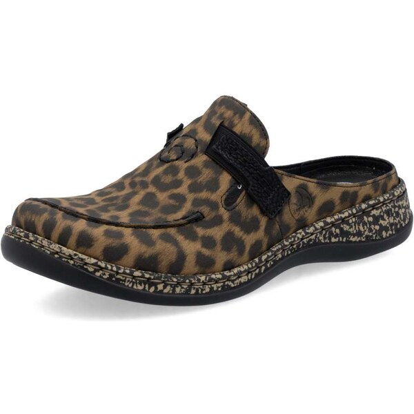 Dámske šľapky RIEKER 46393-90 hnedá W5 64089259