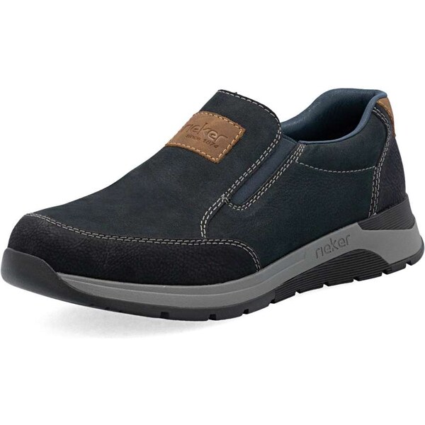 Pánske mokasíny RIEKER 39657-14 modrá W5 64089262