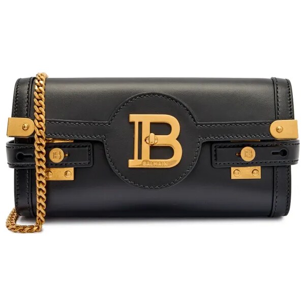 Balmain Kožená crossbody kabelka / listová kabelka 64084143