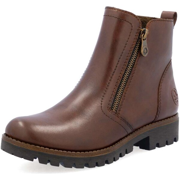 Dámska členková obuv RIEKER 78556-27 hnedá W5 64089567