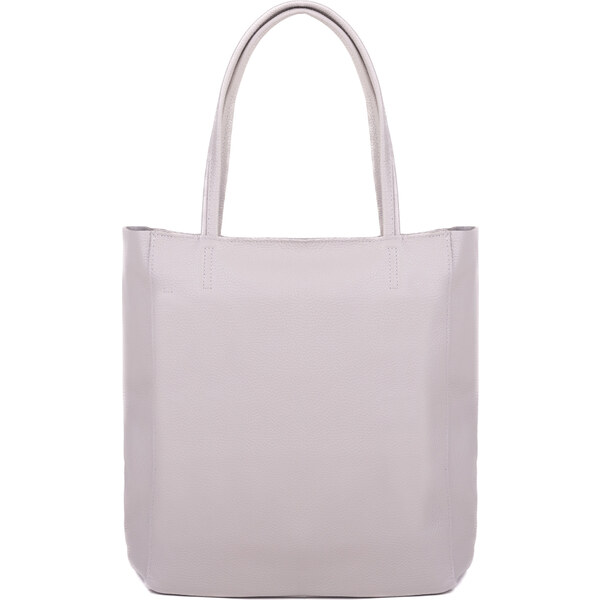 SEGALI Dámska kožená kabelka Hobo Adele Light Grey 66581821