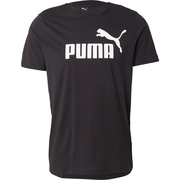 PUMA Funkčné tričko Essential No. 1 čierna / biela 61974276