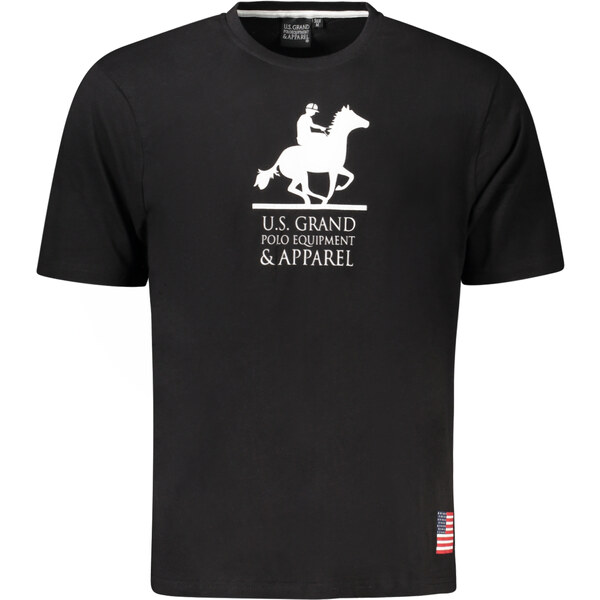U.S. GRAND US GRAND POLO SHORT SLEEVE T-SHIRT MEN BLACK 64706109