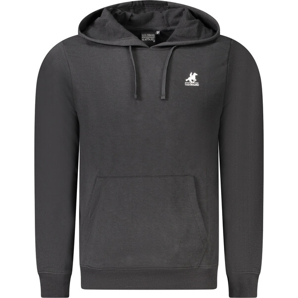 U.S. GRAND Pánska čierna mikina s kapucňou 64711607