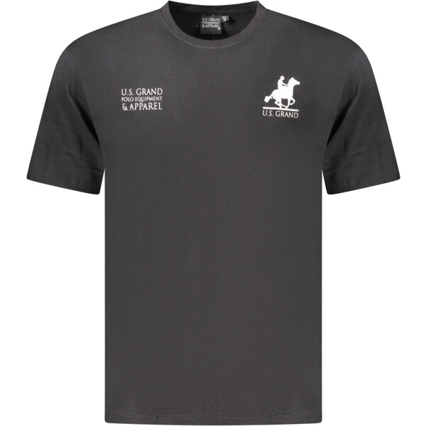 U.S. GRAND Čierne pánske tričko US Grand Polo 64708326