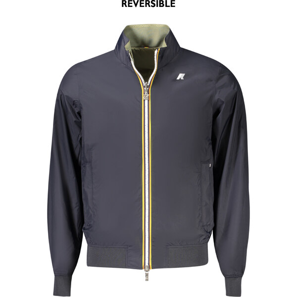 Obojstranná pánska bunda K-WAY modrá 64704295